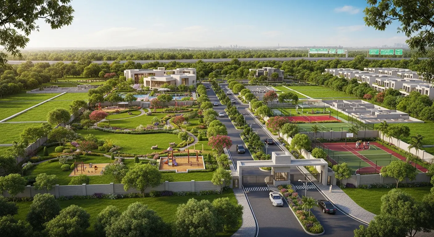 Hiranandani Karjat Plot Swimming Pool and Clubhouse