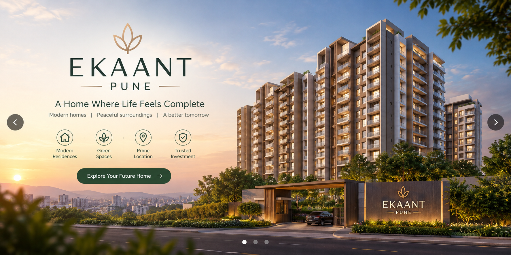 Ekaant Pune - Slide 1
