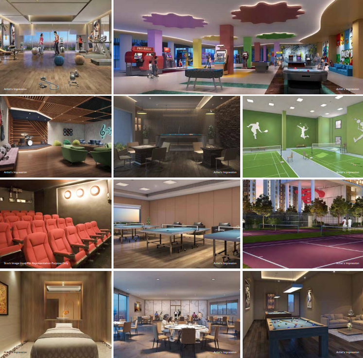 DOSTI GREATER THANE Swimming Pool and Clubhouse