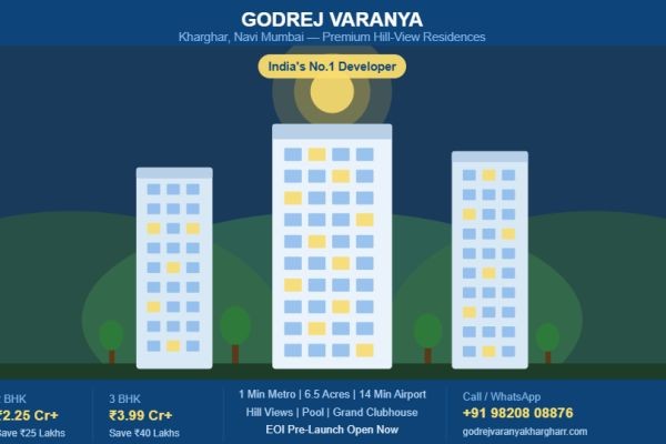 Godrej Varanya Kharghar – Luxury Hill-View Homes in Navi Mumbai | Pre-Launch 2025